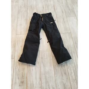 Worn Once NIKE ACG Grey Girls Sz L Snowboard Pants w/ Pockets 100% Nylon